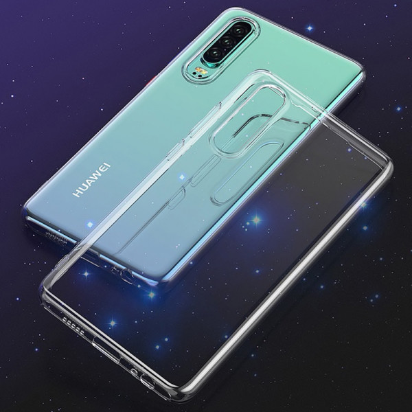 Pouzdro SES Silikonové Huawei P30 - průhledné