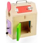 Bigjigs Toys Activity board Domeček – Zboží Mobilmania