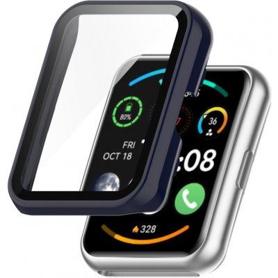 VSECHNONAMOBIL PC FULL COVER Plastový kryt se sklem pro Huawei Watch Fit 2 / Fit 2 Active modrý 68199 – Zboží Živě