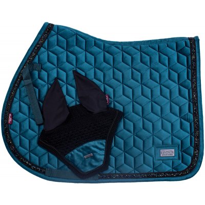 KENTAUR Set podsedlová dečka a čabraka 40597 Zelená – Zboží Dáma