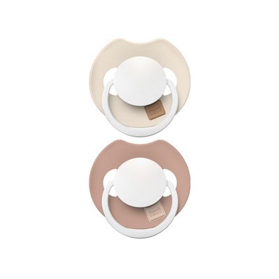 Lovi dudlík svítící silikon dynamický Prime 2ks Ivory/Blush – Zboží Dáma