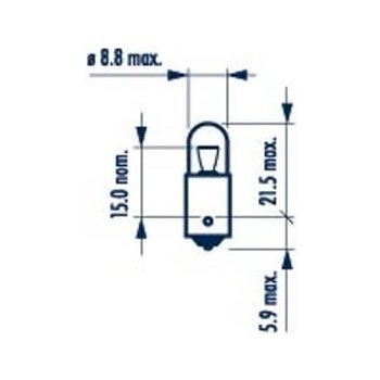 Narva 17131 T4W BA9s 12V 4W