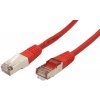 síťový kabel XtendLan PK_5FTP050red Cat 5e FTP, patch, Cat 5e, FTP, 5m, červený