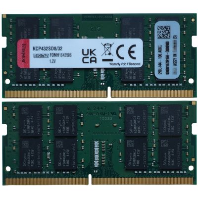 Kingston DDR4 32GB 3200MHz CL22 (1x32GB) KCP432SD8-32 – Hledejceny.cz