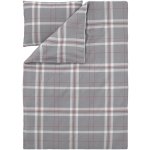 LIVARNO fleece povlečení kostka/šedá 140x200 70x90 – Zboží Dáma