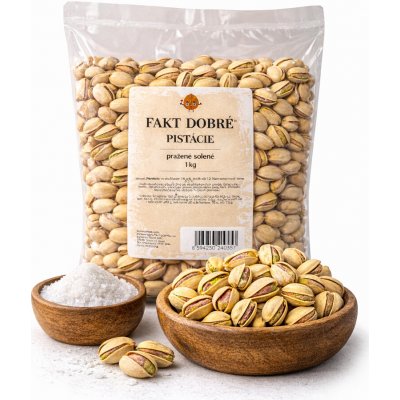 FAKT DOBRÉ Pistácie JUMBO pražené solené 1 kg – Zbozi.Blesk.cz