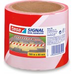 Tesa Výstražná páska 80 mm x 100 m červeno-bílá – HobbyKompas.cz