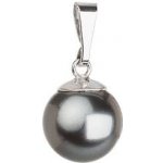 Evolution Group CZ Stříbrný přívěsek se šedou perlou Crystals from Swarovski 34150.3 grey – Hledejceny.cz