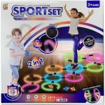 wiky Skákací kroužky svítící a házecí hra set – Zboží Živě