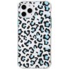 Pouzdro a kryt na mobilní telefon Apple Pouzdro AppleKing s leopardím vzorem iPhone 12 mini - modré