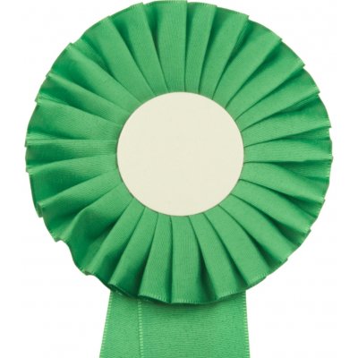 Kokarda jednořadá standard pr. 11 cm zelená – Zboží Mobilmania