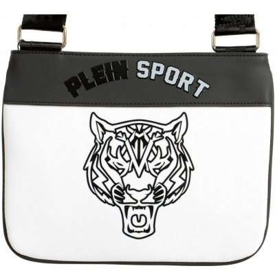 Plein Sport B&W crossbody taška Bílá