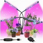 4x LED Lampa pro pěstování rostlin s časovačem – Sleviste.cz
