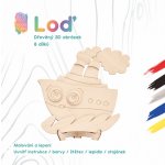 WoodBorn Loď Dřevěná 3D omalovánka – Hledejceny.cz