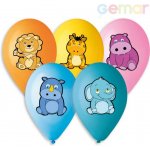 Gemar Balónky nafukovací 30cm potisk ZVÍŘÁTKA set – Zboží Dáma