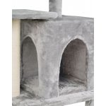 Aga Škrabadlo šedé 42 x 49 x 136 cm – Hledejceny.cz