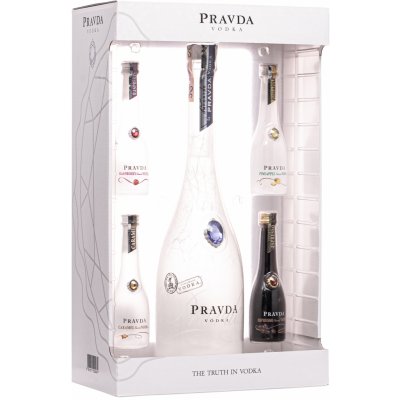 Pravda Vodka Set 39,44% 0,9 l (set) – Zbozi.Blesk.cz