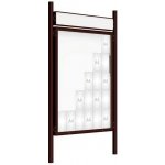 PROCITY Venkovní vitrína model 2000 30x A4, hnědá, včetně sloupků a záhlaví | Zboží Auto