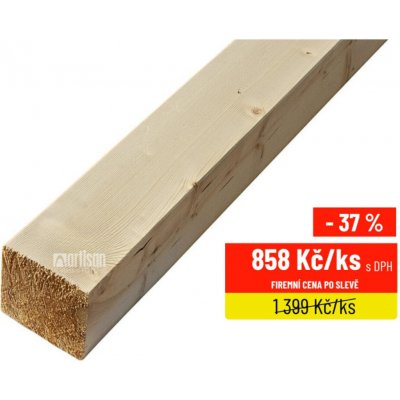 KVH hranoly NSi Smrk, délka 5000 - 100x100x5000 – Sleviste.cz