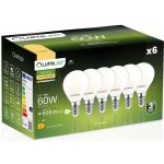 Lumiled 6x LED žárovka E14 P45 7W = 60W 806lm 3000K Teplá bílá 360° Mléčná bublina – Hledejceny.cz