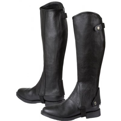 Covalliero Minichaps kožené ELASTO černá – Zboží Dáma