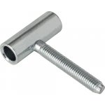 Walteco Dveřní závěs 50/10 vrchní díl M8, výška 40 mm, bílý pozink 1 ks , 80128 – Hledejceny.cz