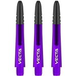 Winmau Vecta - short - black purple – Zboží Dáma