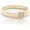 Prsteny Diante Zlatý prsten s briliantem 83000234