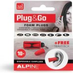 Alpine Plug and Go Špunty do uší 33 dB 5 párů – Zboží Dáma