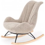 HALMAR Čalouněné houpací křeslo LUIS béžové – Hledejceny.cz