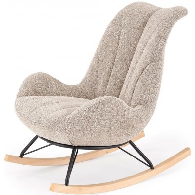 HALMAR Čalouněné houpací křeslo LUIS béžové – Hledejceny.cz