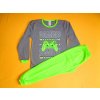 Dětské pyžamo a košilka Arex pyžamo šedé zelené