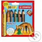 Stabilo Woody pastelky 3 v 1 Tiger 6 ks – Zboží Mobilmania