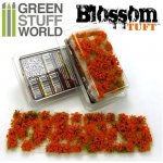 Dekorace Blossom Tufts Orange Flowers, samolepící – Zboží Živě