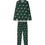 esmara Men pánské vánoční velurové pyžamo zelená – Sleviste.cz