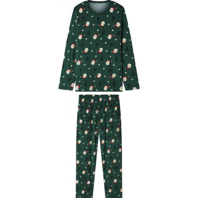 esmara Men pánské vánoční velurové pyžamo zelená – Sleviste.cz