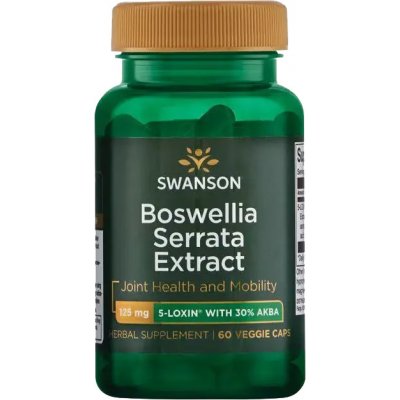 Swanson Boswellia Serrata Extract 125 mg 60 rostlinných kapslí