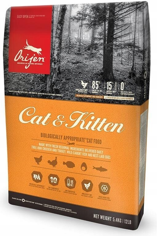 Orijen Original Cat kuřecí krůta ryby 5,4 kg
