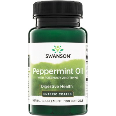 Swanson Peppermint Oil 100 kapslí – Hledejceny.cz