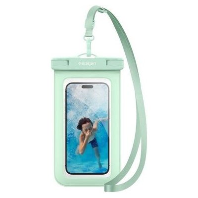 Pouzdro Spigen Aqua Shield A601 voděodolné mentolová / outdoorové – Zbozi.Blesk.cz