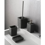 Gedy ARIES WC štětka na postavení, antracit, AR3385 – Zboží Dáma