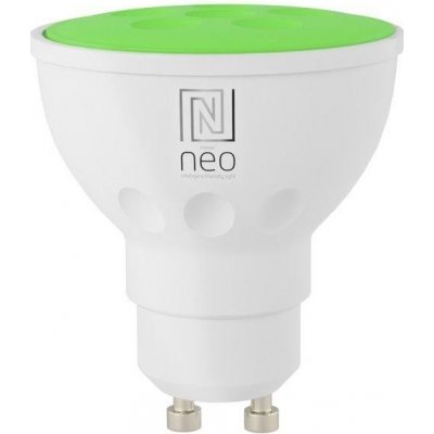 Immax NEO SMART žárovka LED GU10 6W RGB+CCT barevná a bílá, stmívatelná, Wi-Fi, TUYA 07724L
