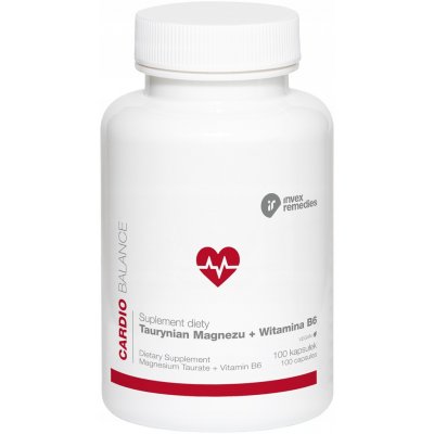 Invex Remedies Hořečnatý taurát s vitamínem B6 100 kapslí – Hledejceny.cz
