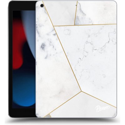 Picasee silikonový Apple iPad 10.2" 2021 9. gen White tile čiré