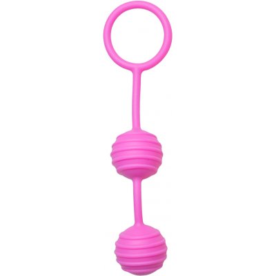 Easytoys Horizontal Ribbed Geisha Balls - Pink Easytoys Geisha Collection – Zboží Mobilmania