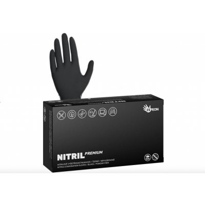 Espeon Nitril Premium nepudrované černé 100 ks – Zboží Mobilmania