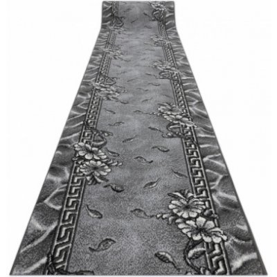 Nej-koberce Morad Trio listí květiny šedý metráž 60 cm – Sleviste.cz
