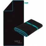 Nils ručník Aqua NAR13 z mikrovlákna 200 x 90 cm černo modrá – Zboží Mobilmania
