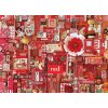 Puzzle Cobble Hill Barvy duhy: Červená 1000 dílků