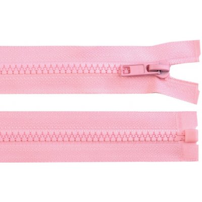 Kostěný zip dělitelný, délka 35 cm - růžový dětský – Hledejceny.cz